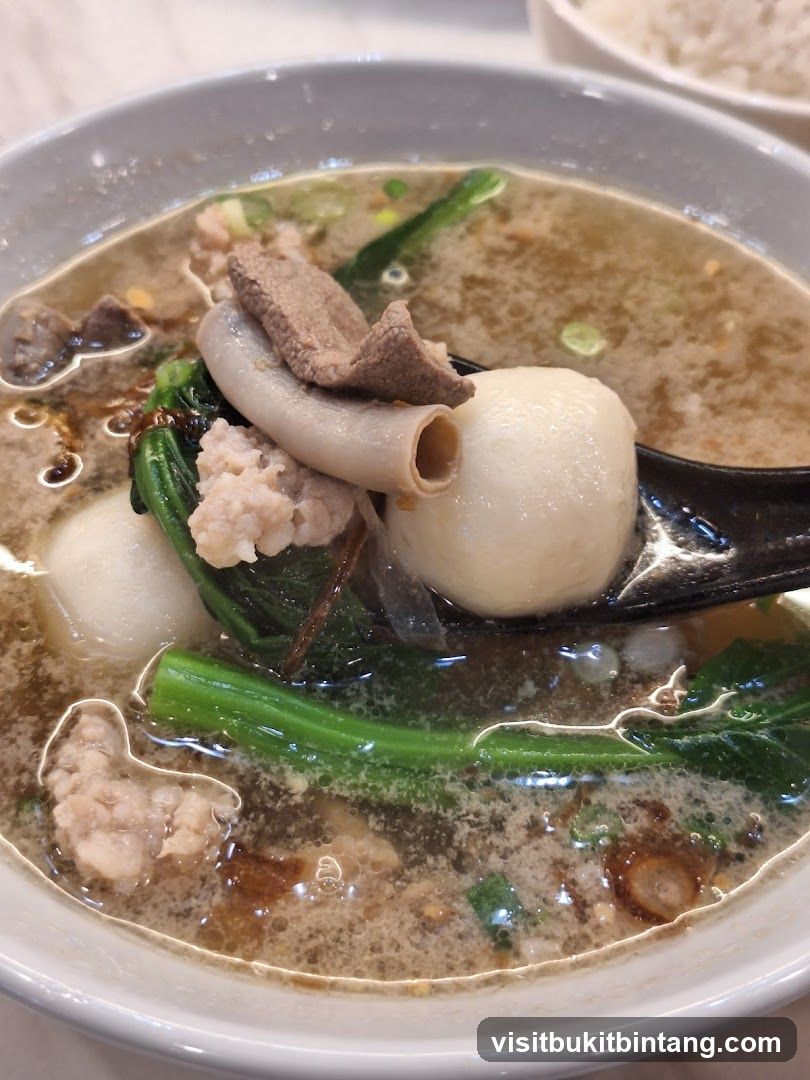 Pork noodle soup