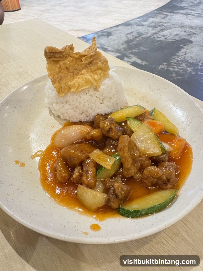 Sweet and Sour Pork with Rice