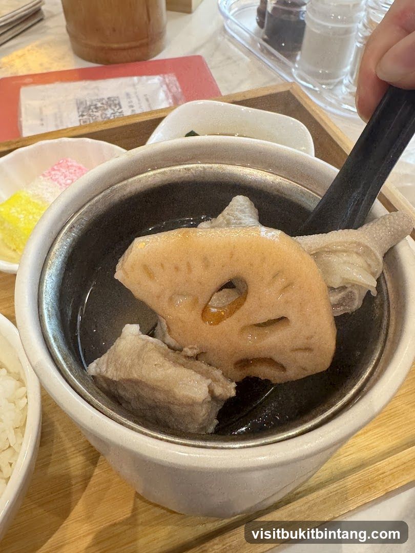 Soup with Lotus Root and Meat