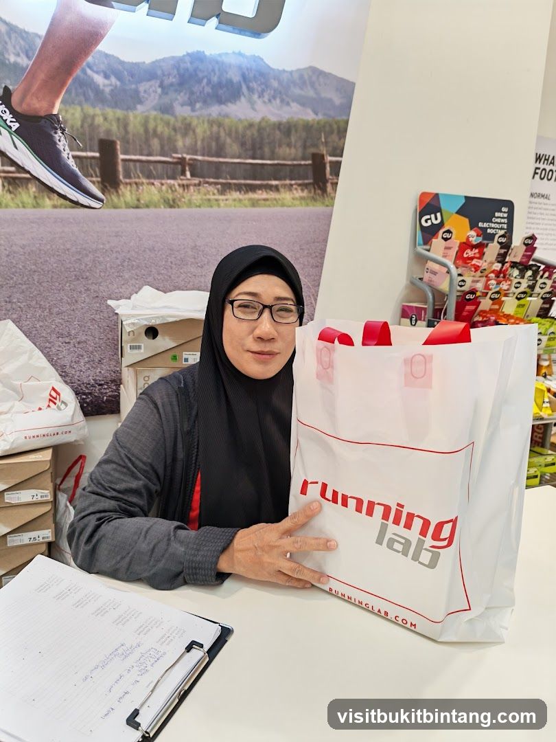 Woman holding a shopping bag