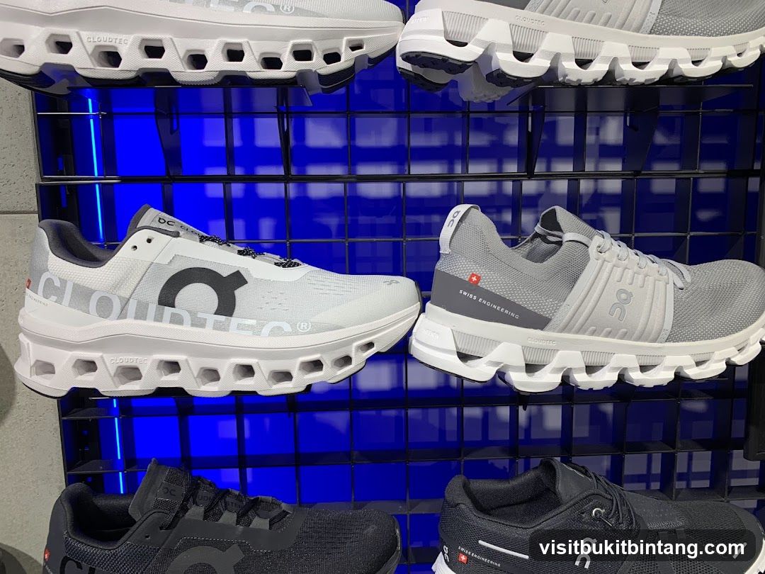 Running Shoes Display