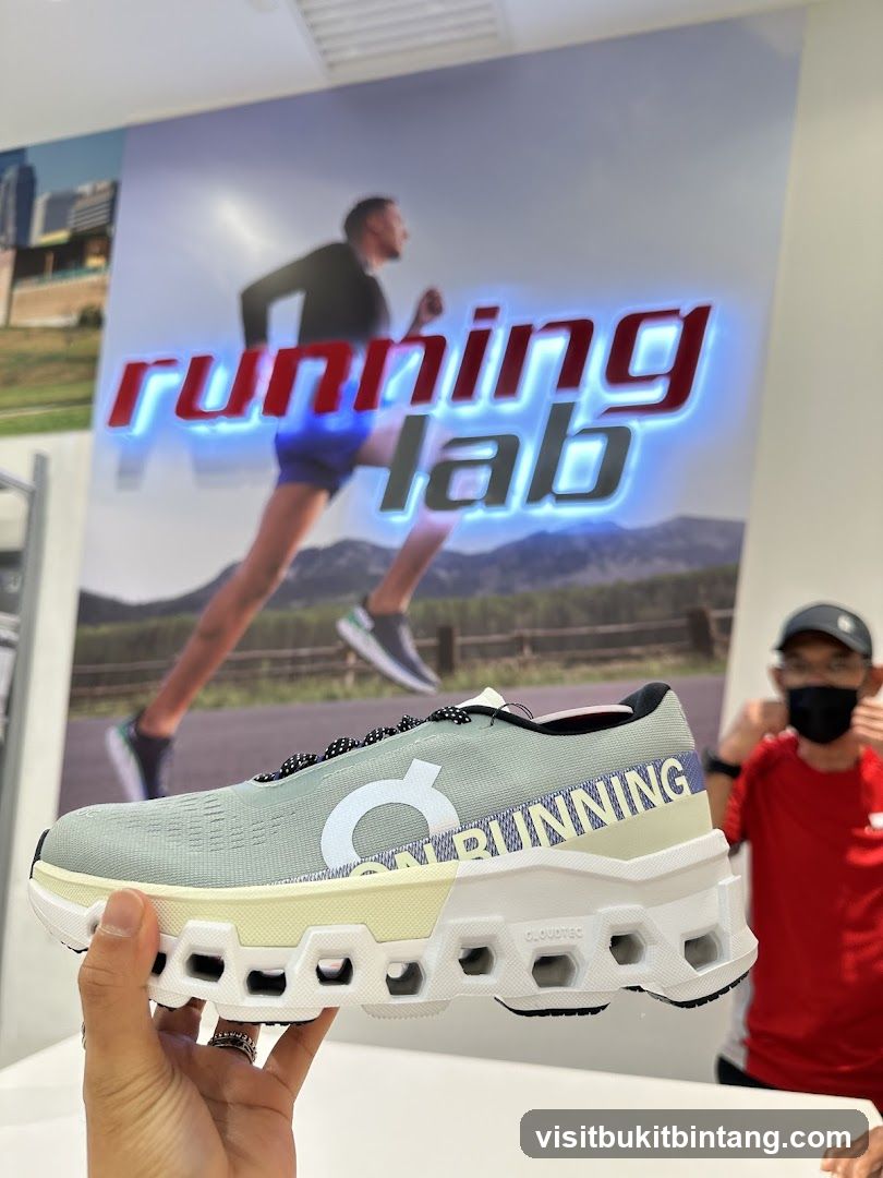 Running Lab Shoe Display