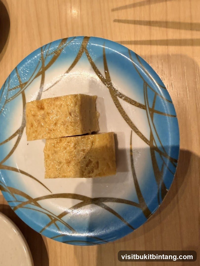 Tamagoyaki on a Plate