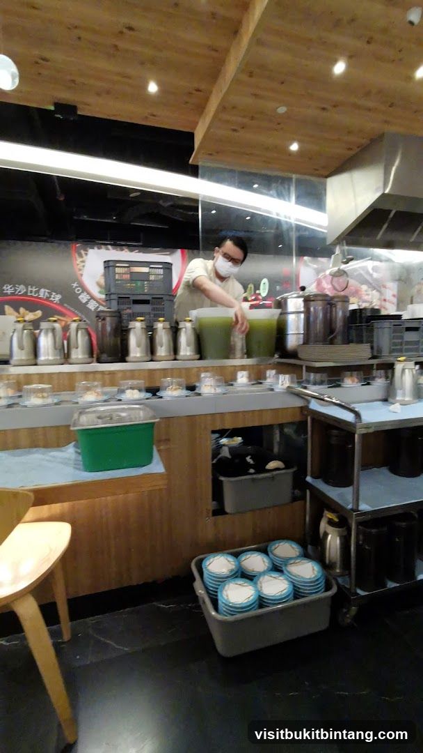 Restaurant Kitchen with Conveyor Belt