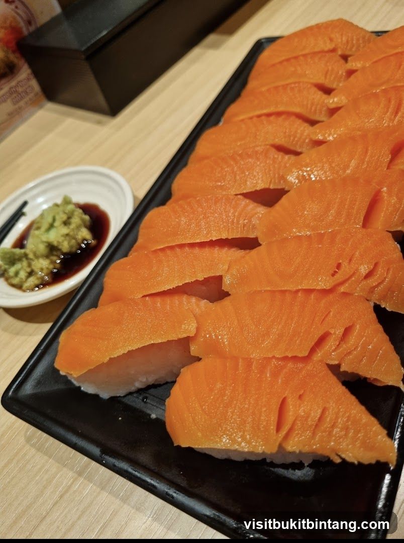 Salmon Nigiri Sushi