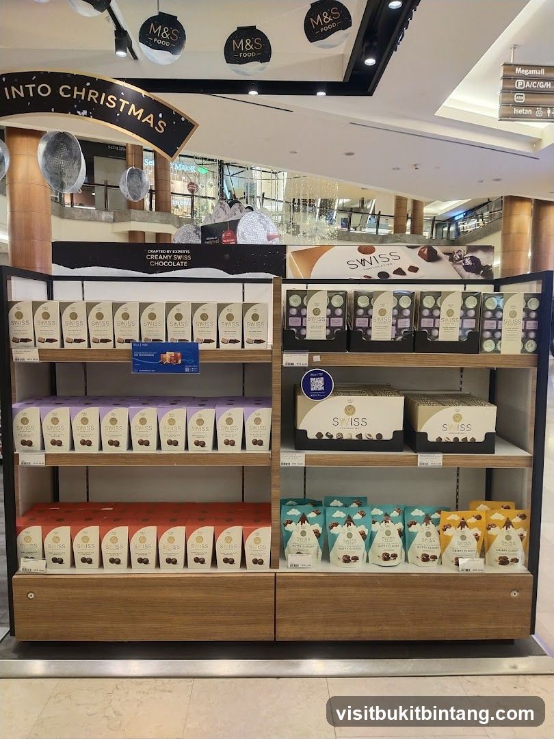 Christmas Chocolate Display
