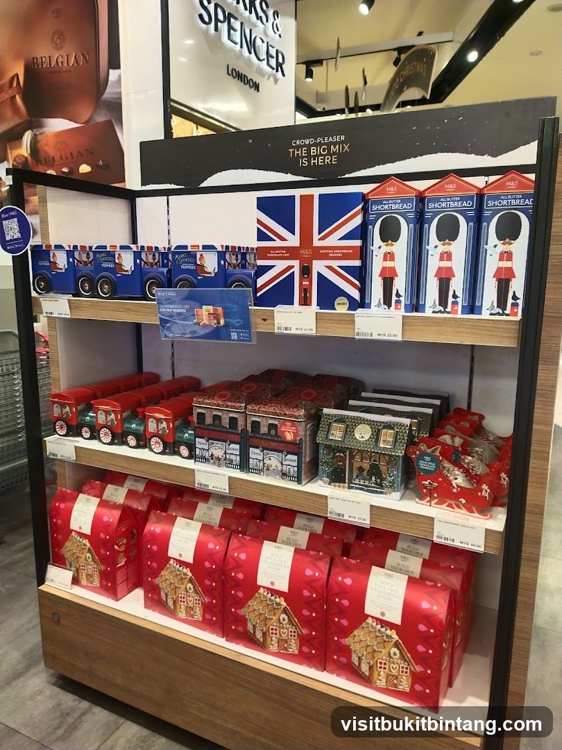 M&S Christmas Treats Display