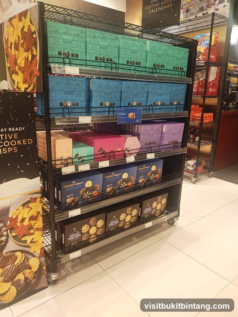 Assortment of Biscuits and Chocolates