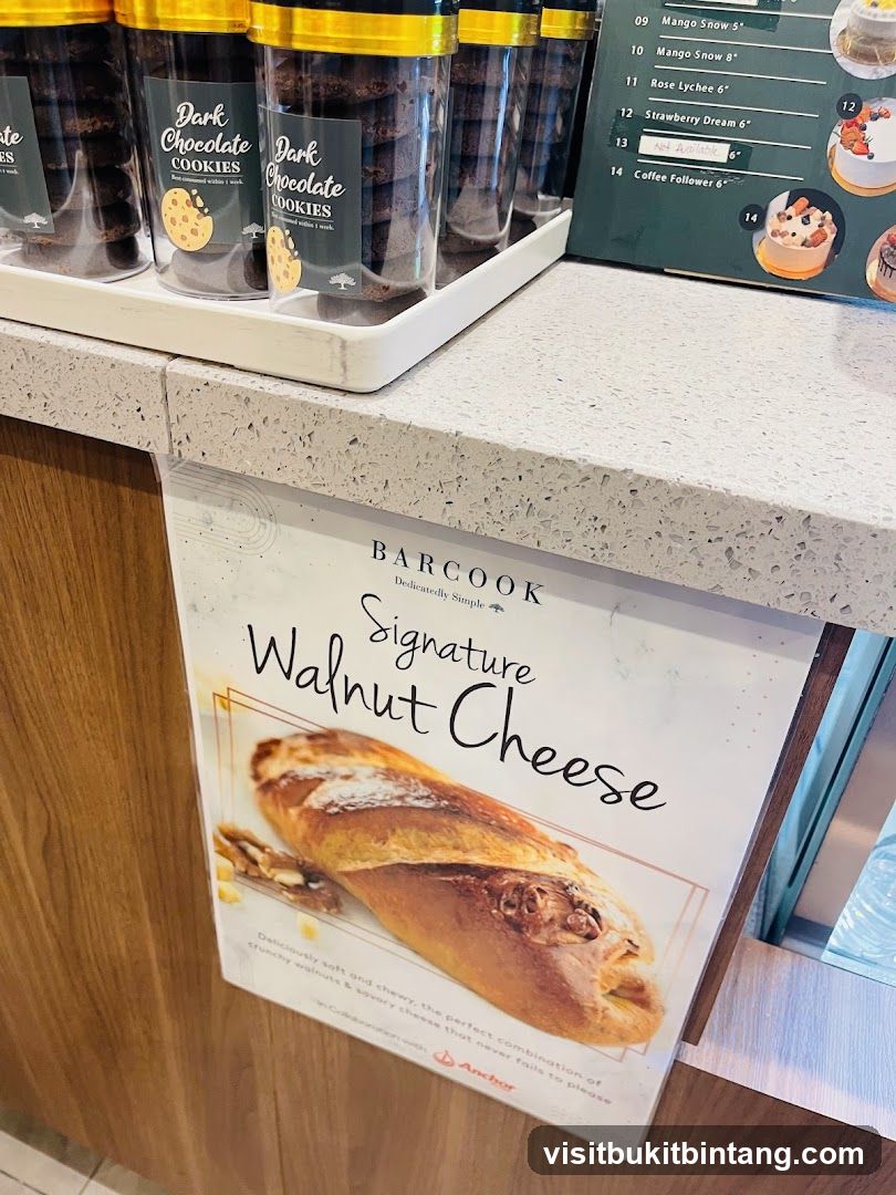 Barcook Signature Walnut Cheese Advertisement