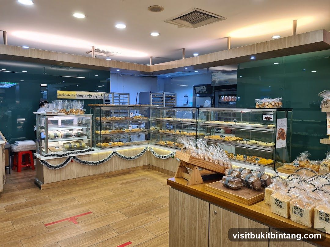 Bakery Interior with Display Cases