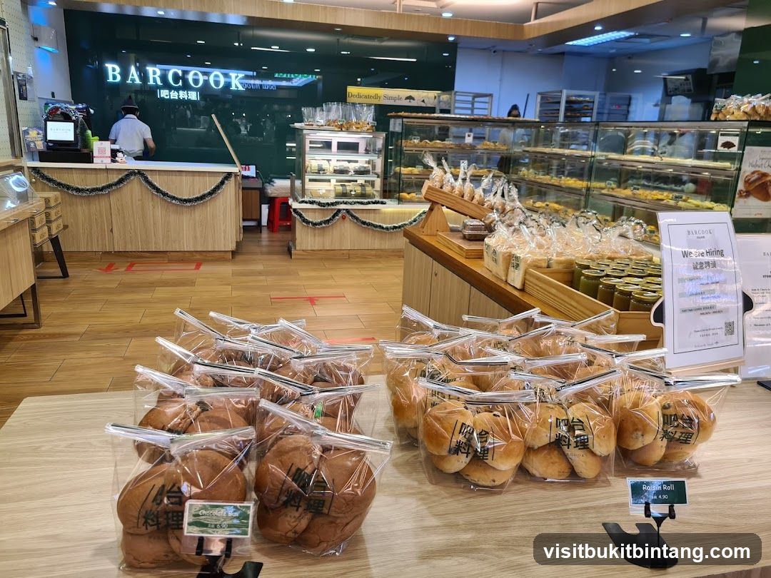 Bakery Interior with Packaged Breads