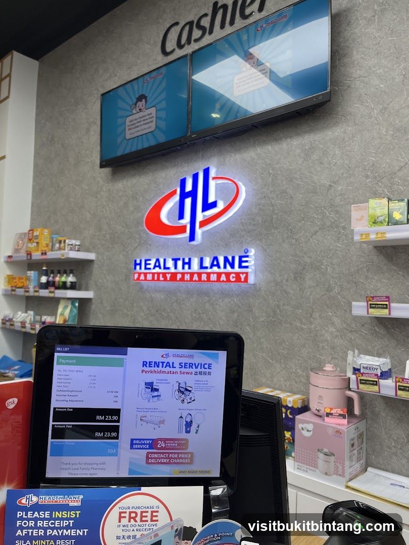 Health Lane Family Pharmacy Counter