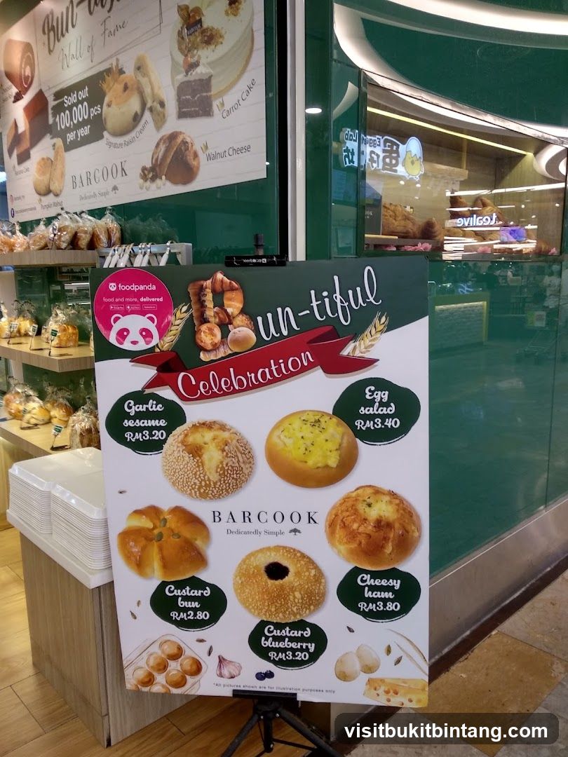 Barcook Bakery Menu