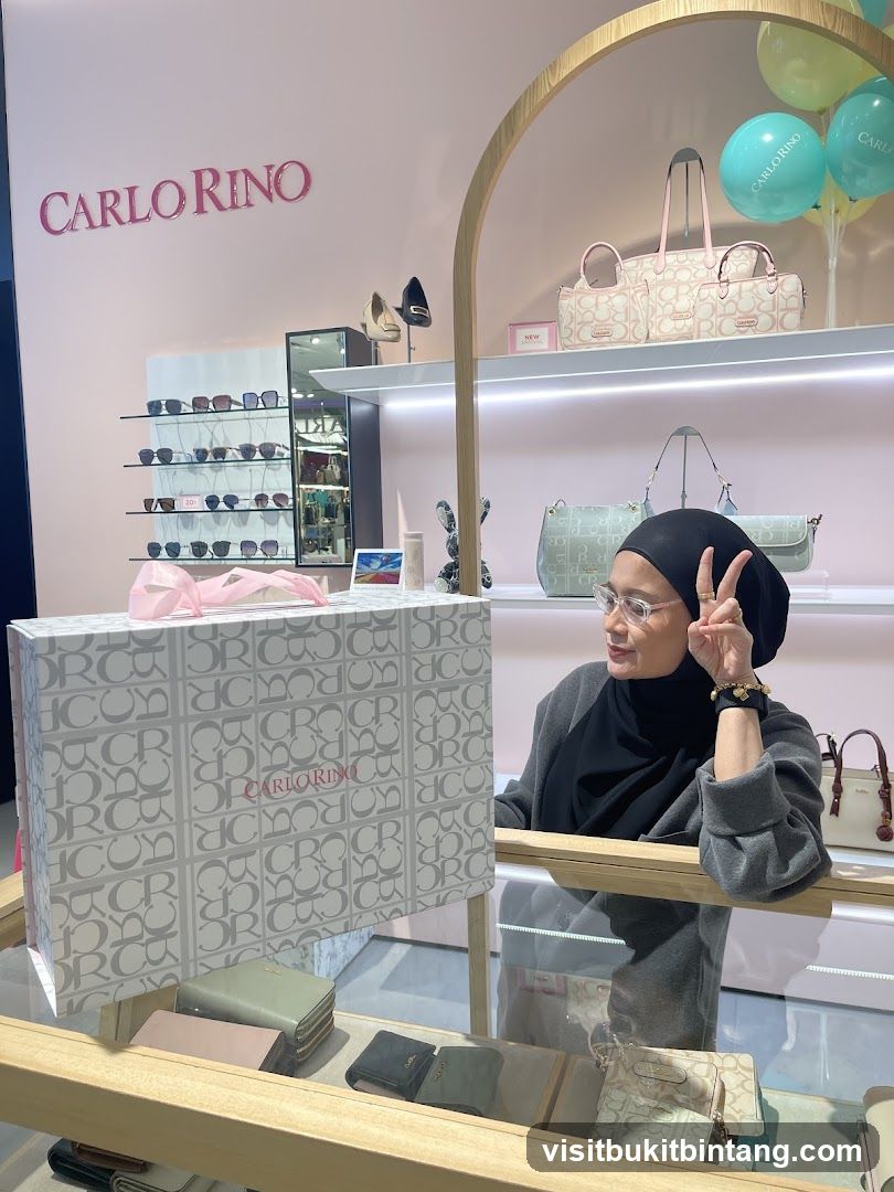 Woman Posing in a CARLO RINO Store