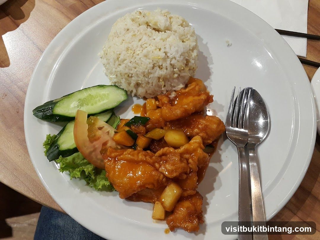 Sweet and Sour Chicken with Rice
