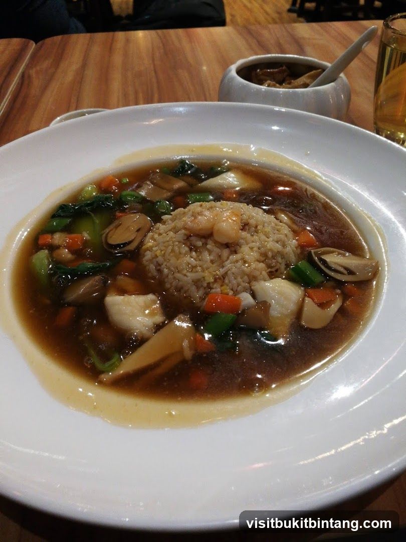 Seafood and Vegetable Rice Dish