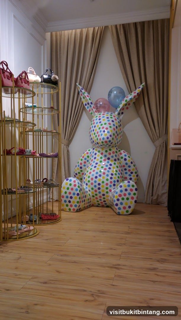 Polka Dot Bunny Display