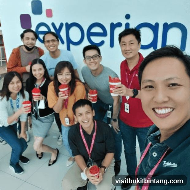 Experian Employees with Cups