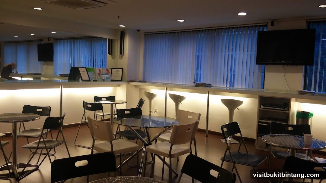 Modern Cafe Seating Area