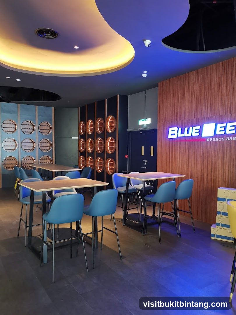Blue Eel Sports Bar Interior