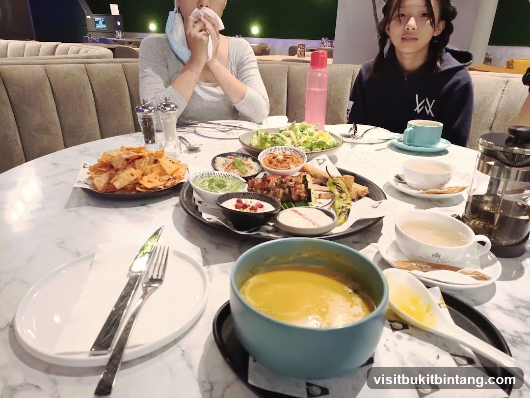 Table with Food and Drinks