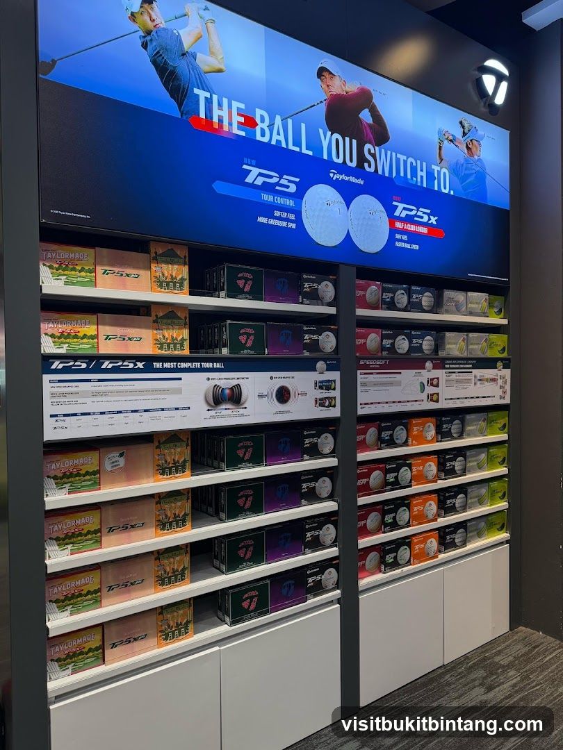 TaylorMade Golf Ball Display