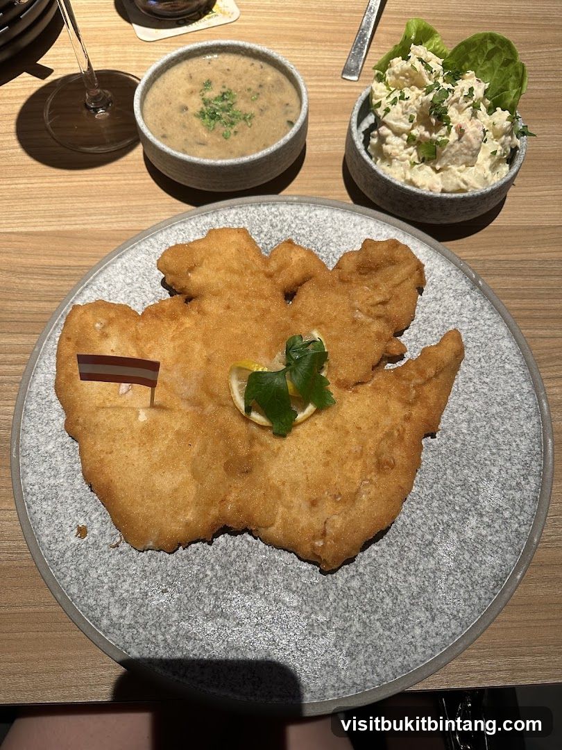 Schnitzel with sides