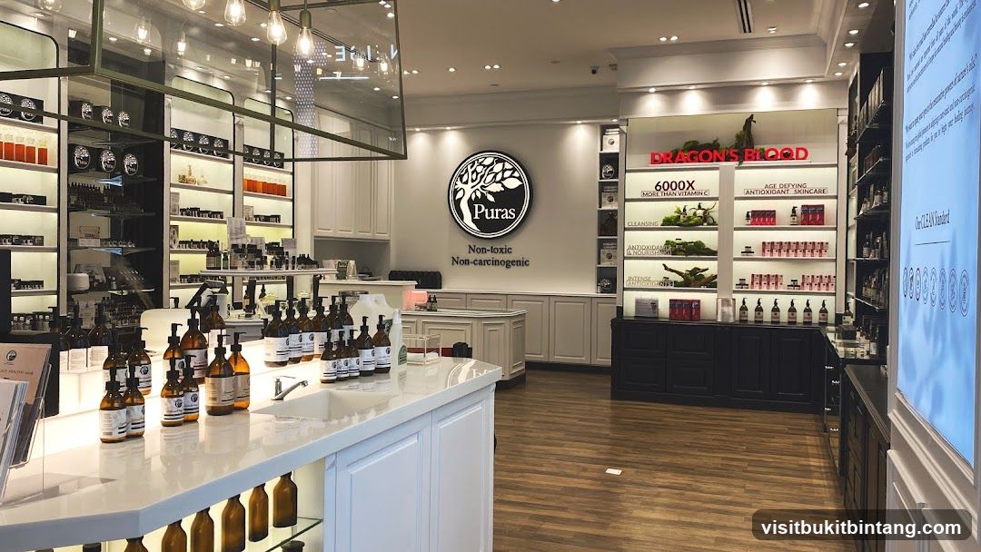 Puras Skincare Store Interior