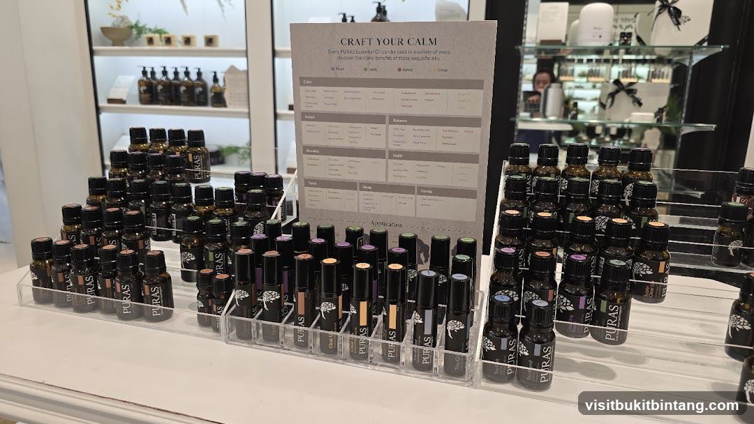 Essential Oils Display
