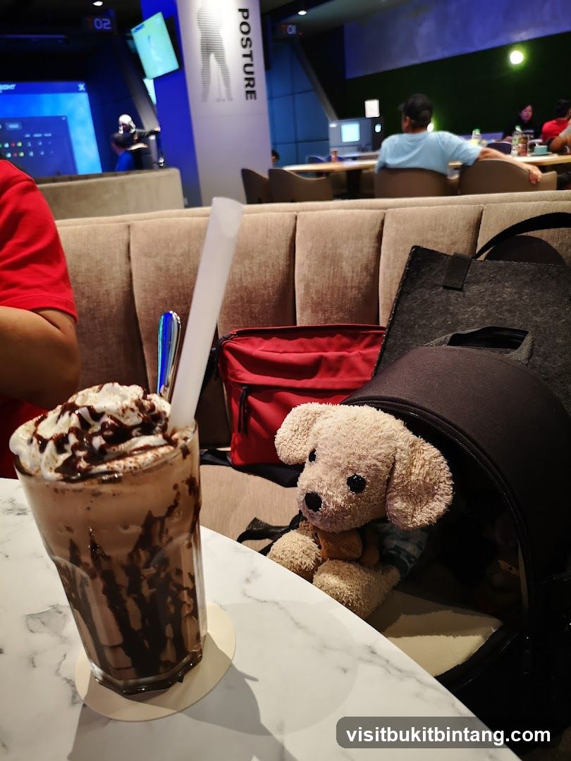 Chocolate Frappe and Teddy Bear