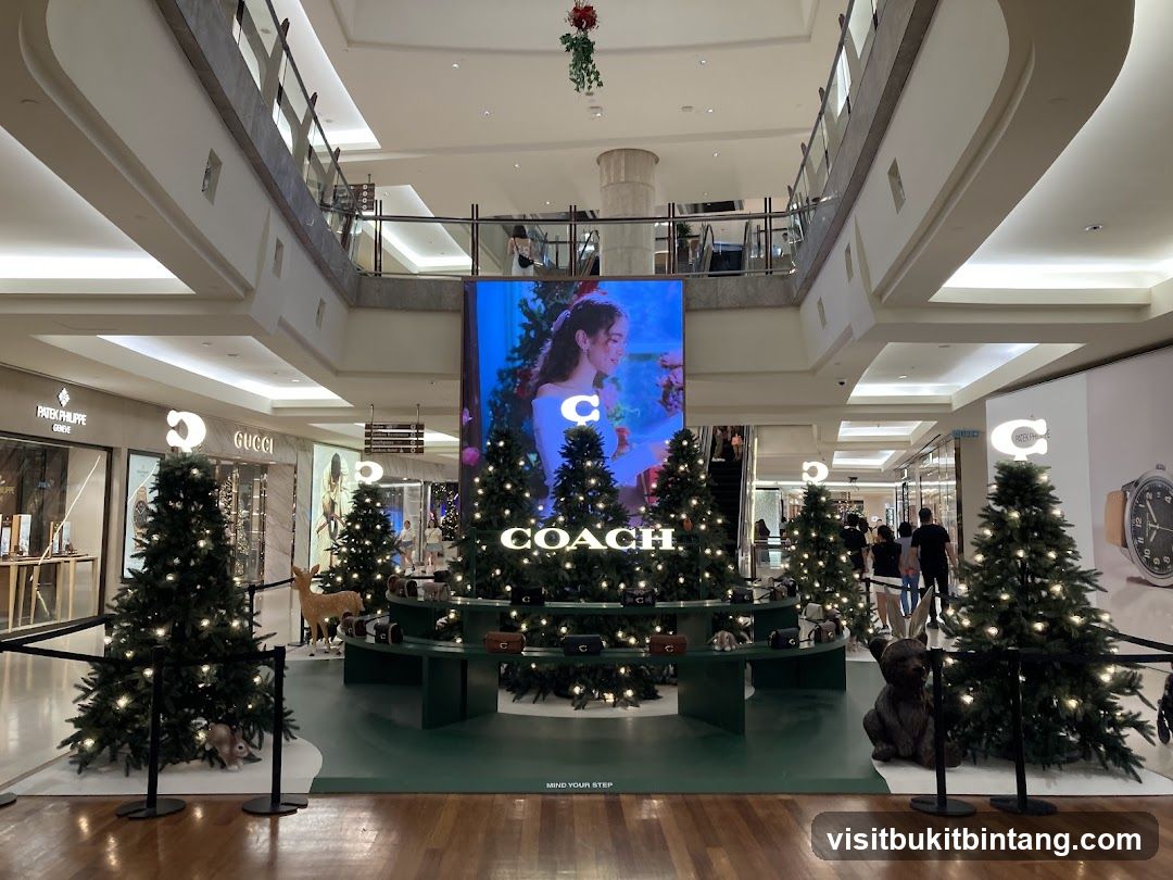 Coach Holiday Display