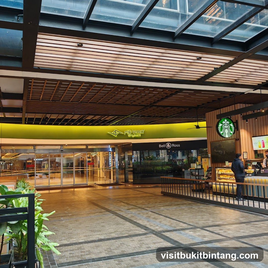 Starbucks and Mid Valley Megamall Entrance
