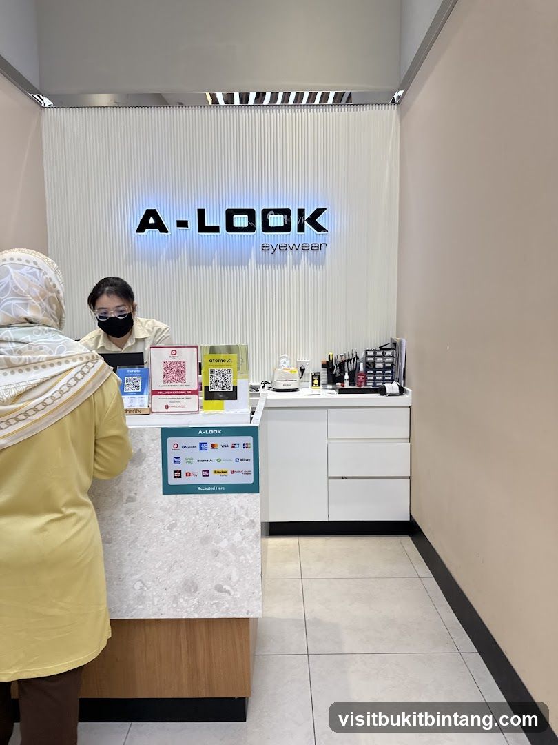 A-LOOK Eyewear Counter