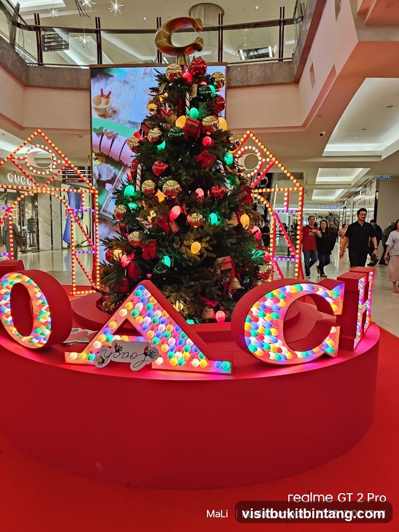 Christmas Tree Display in Mall