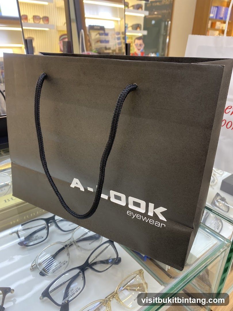Eyewear shopping bag
