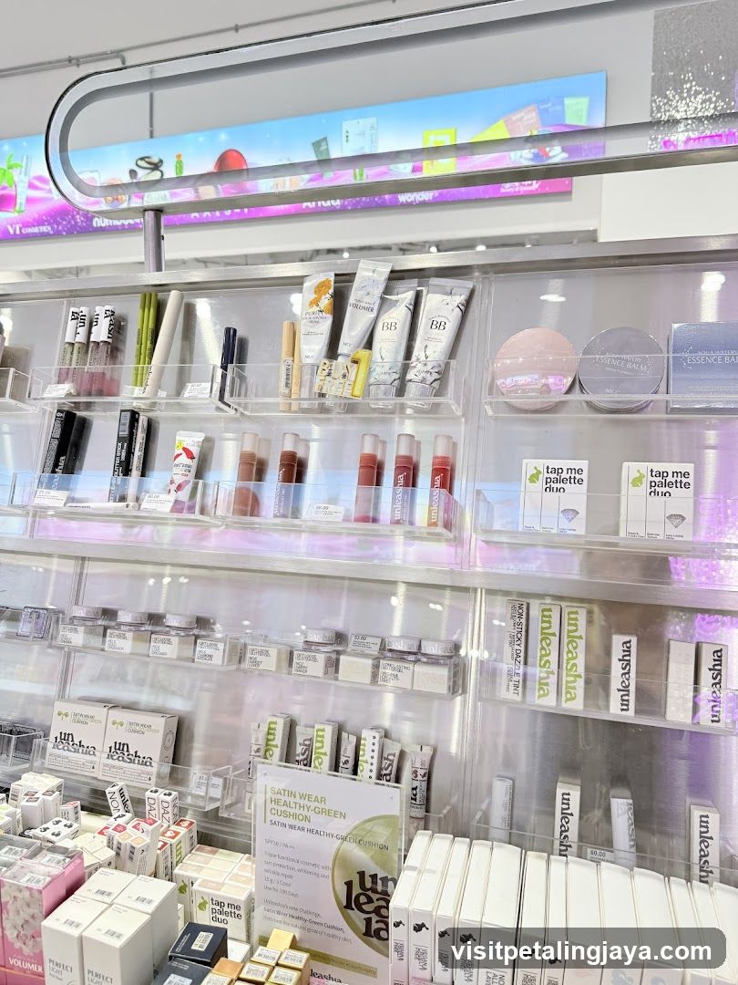 Cosmetics Display Shelf