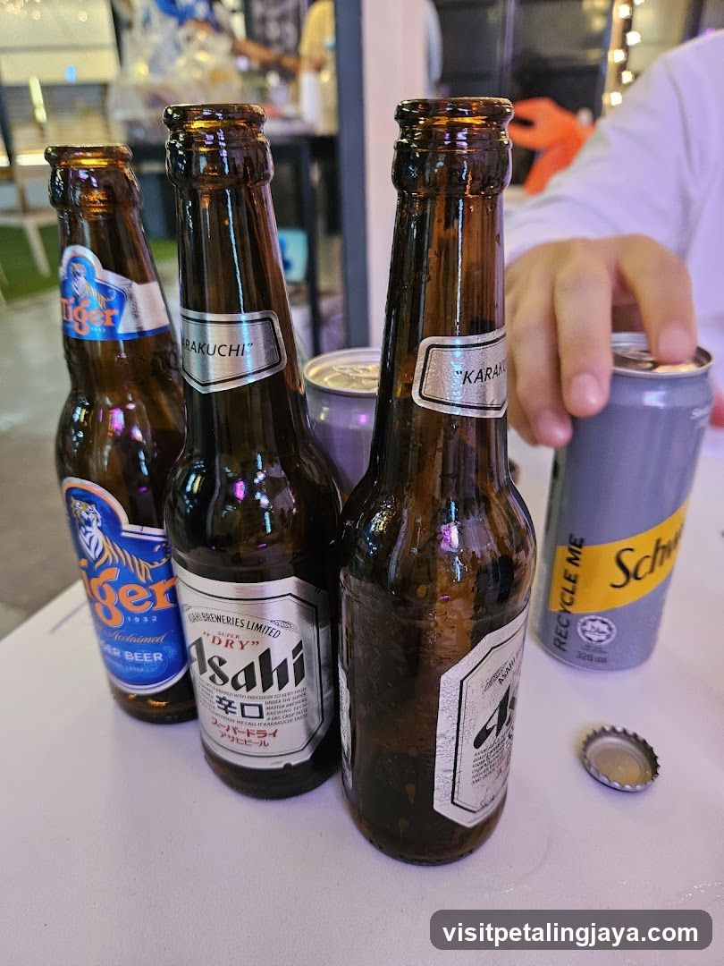 Bottled Drinks on Table