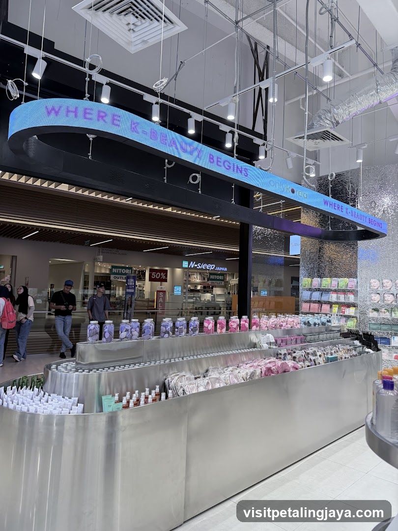 K-Beauty Store Interior Display