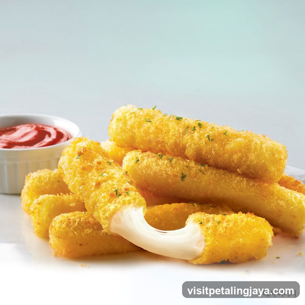 Cheese Sticks with Ketchup