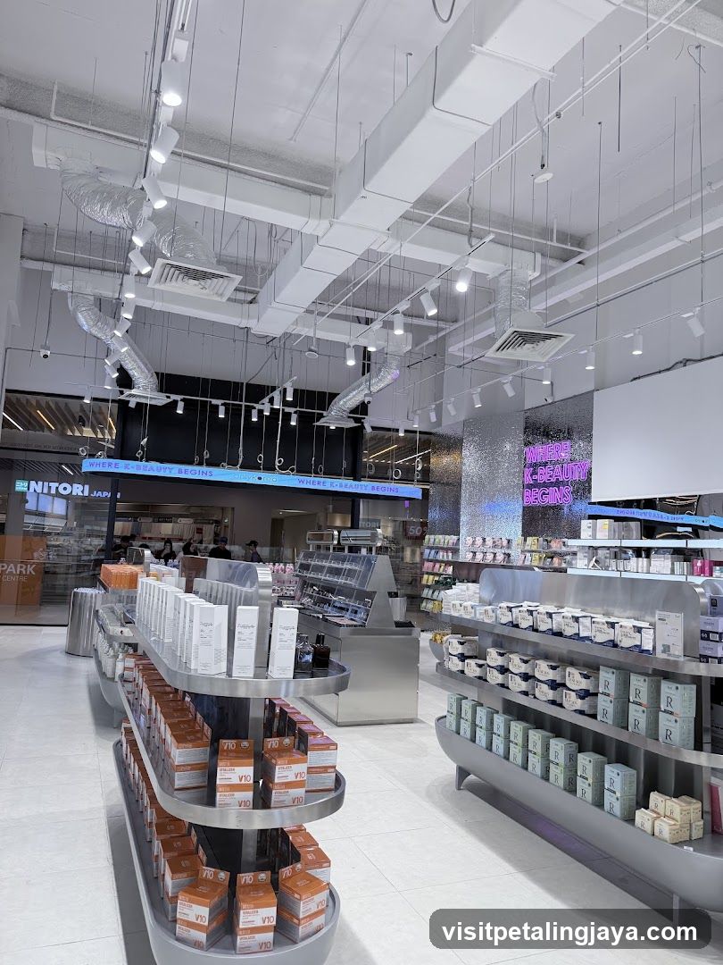 Interior of a modern retail store