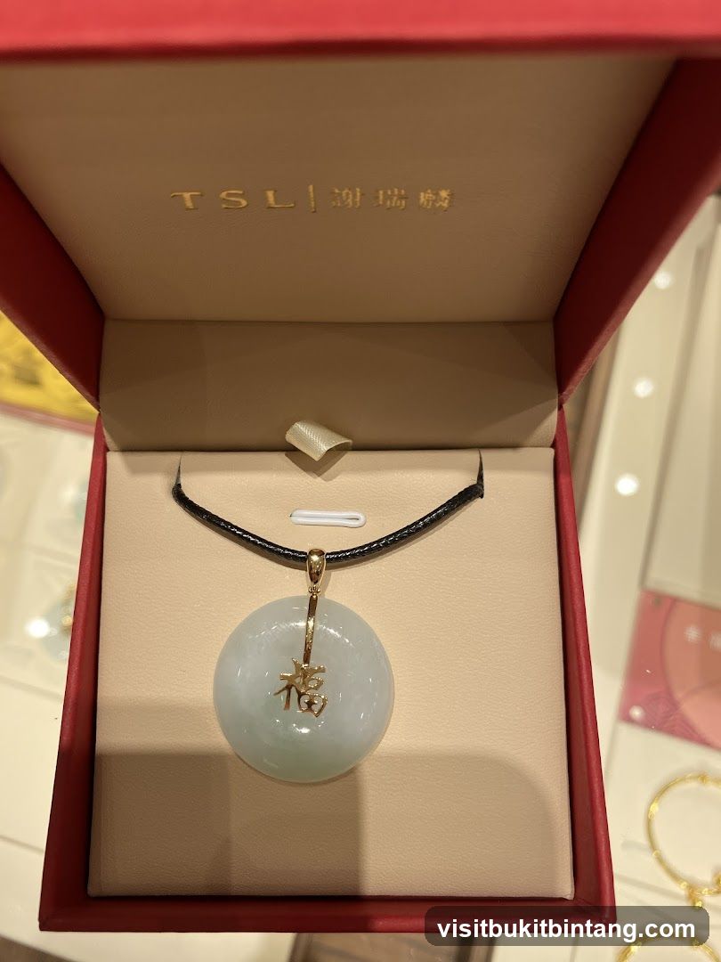 Jade Pendant in a Jewelry Box