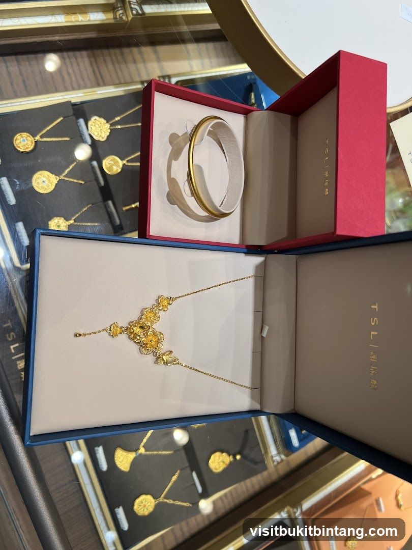 Gold Jewelry Display