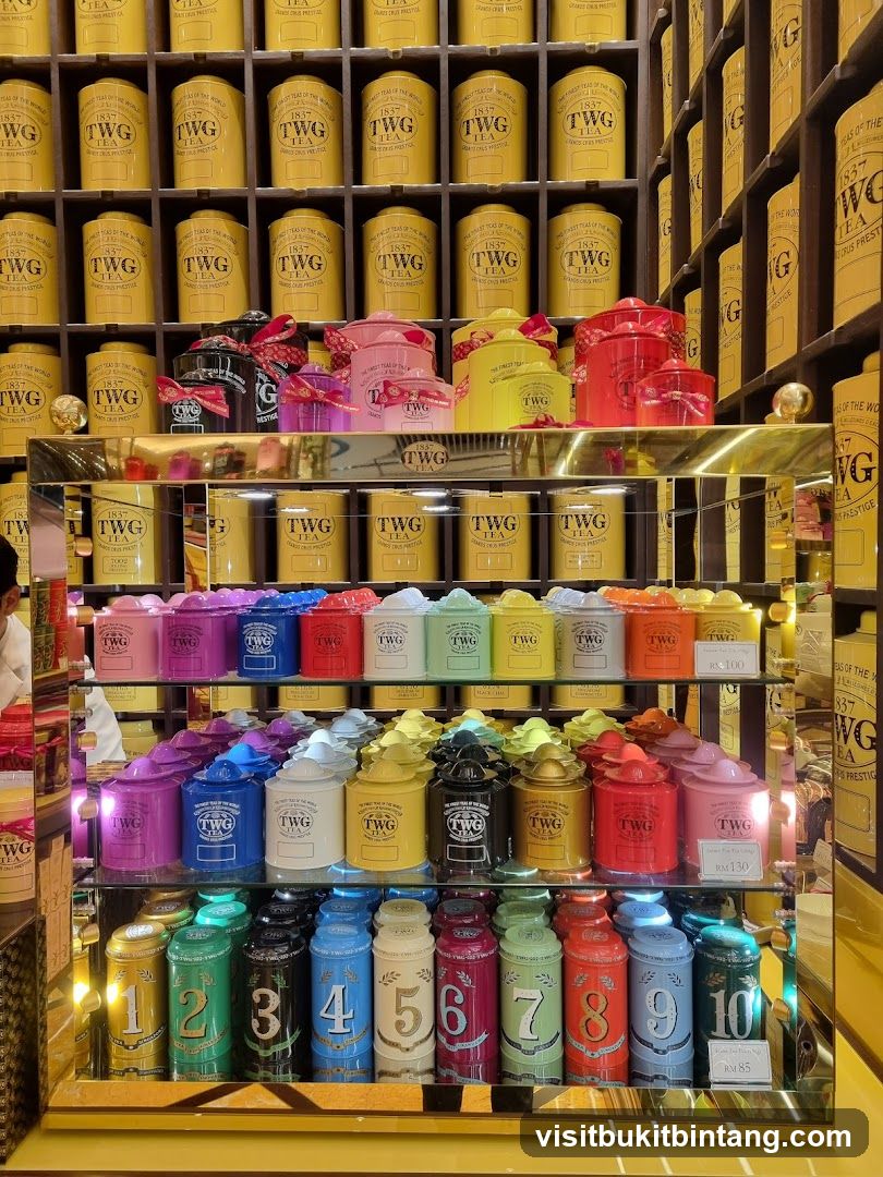 TWG Tea Display