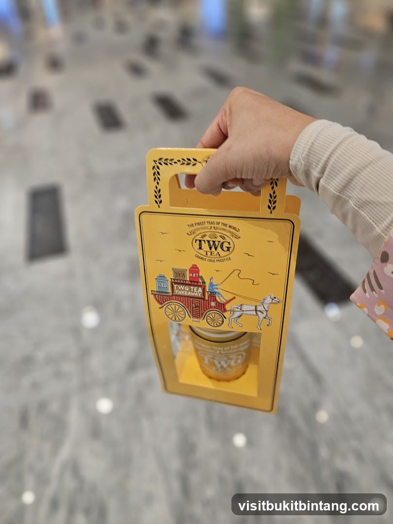 TWG Tea Takeaway Packaging