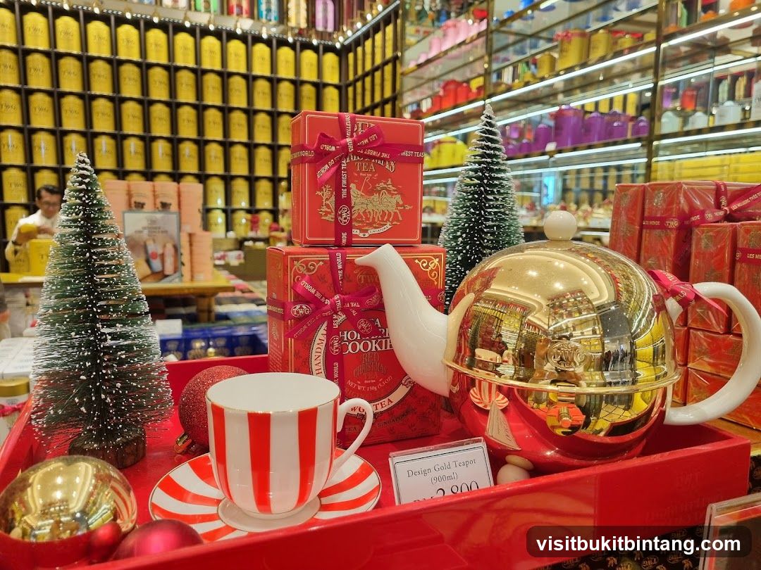 Christmas Tea Display