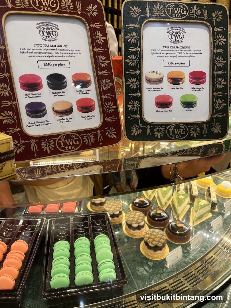 TWG Tea Macarons Display