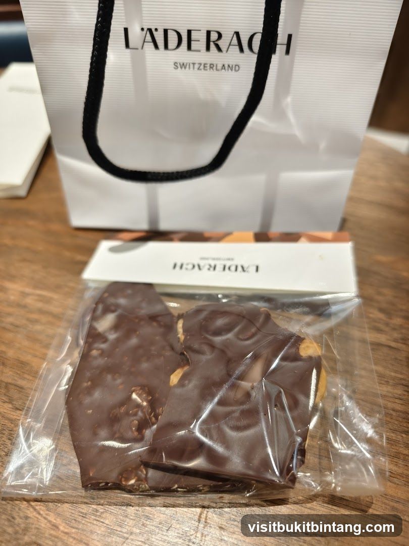 Läderach Chocolate Bag and Bark