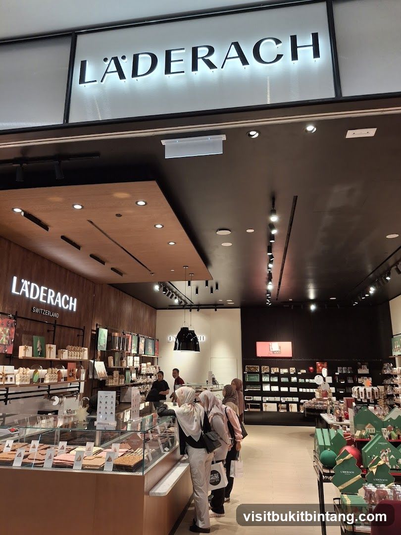 Läderach Chocolate Store Interior