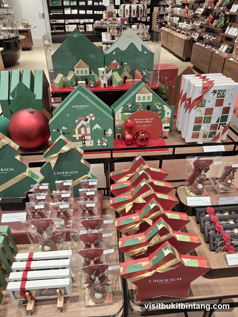 Christmas Chocolate Display