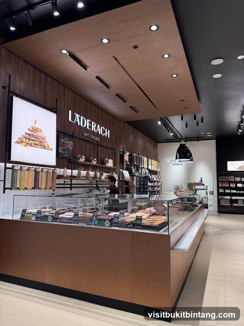 Läderach Chocolate Shop Interior